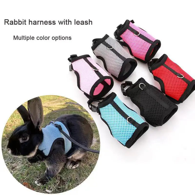 Harness with Leash Set for Rabbits Breathable Pet Vest for Rabbit…