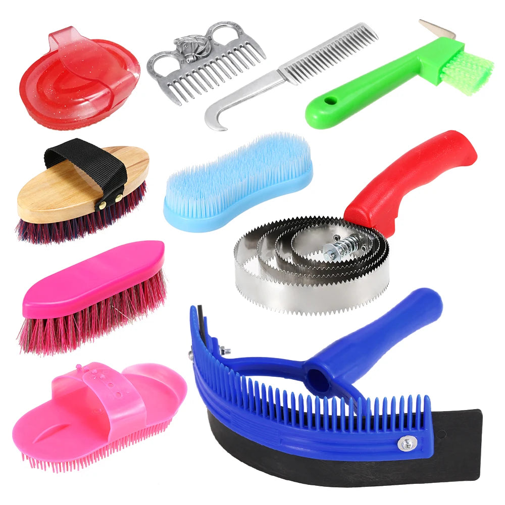 10-in-1 Horse Grooming Kit — Complete Stable Set