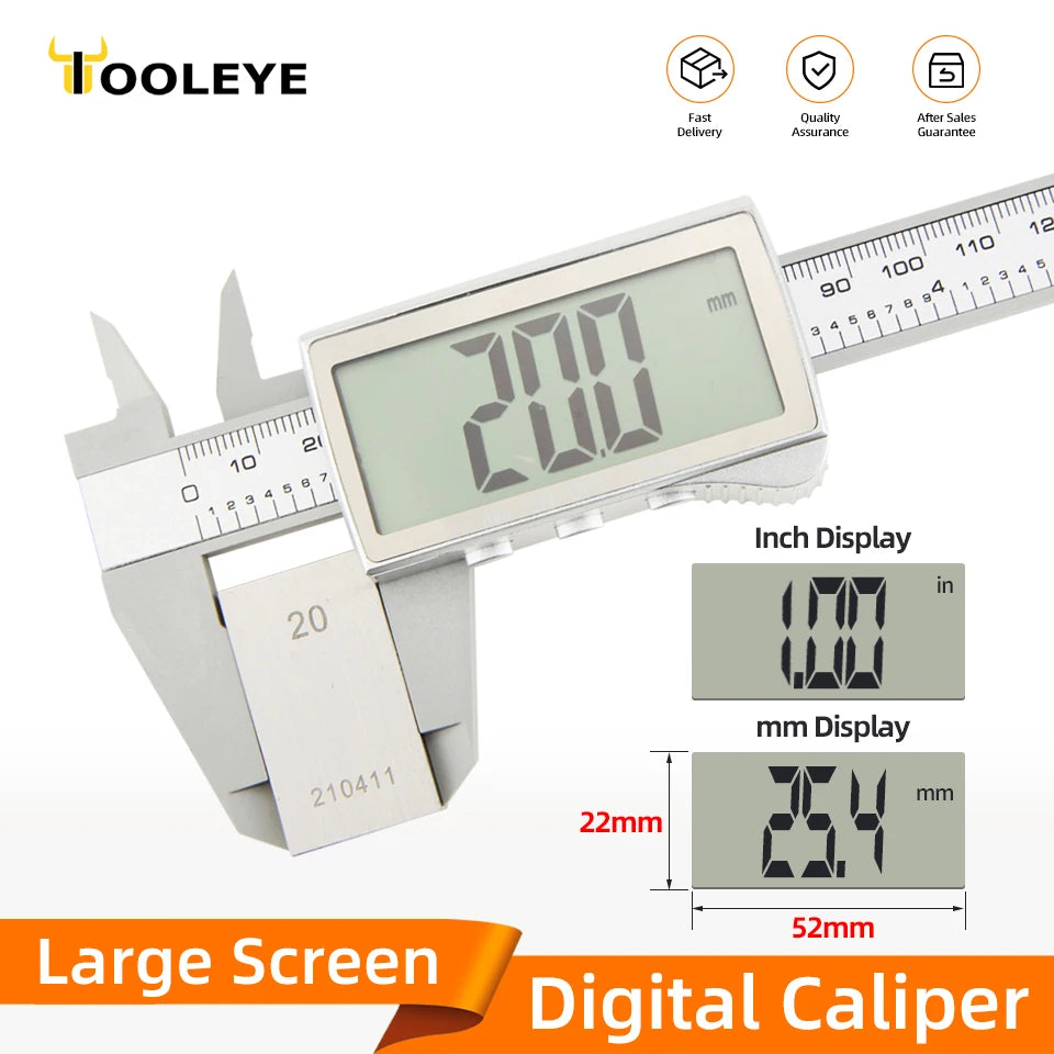 Digital Caliper Electronic Plastic Calipers Vernier Measuring Tools…