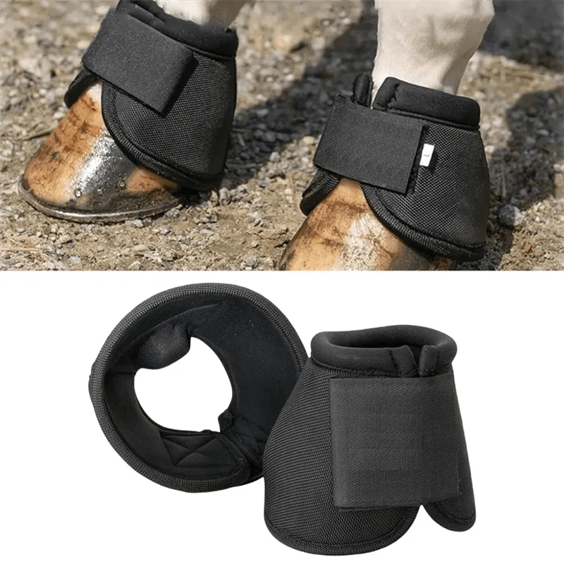 EquiGuard Pro Horse Bell Boots – Quick-Dry Heavy Duty Hoof Protection