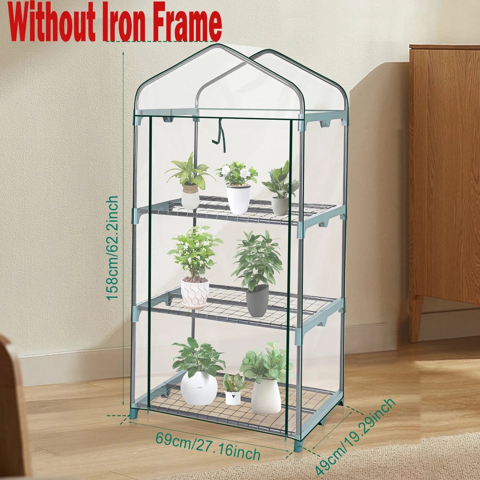 Garden Greenhouse 4 Tier Walk-in for Seed Starting
