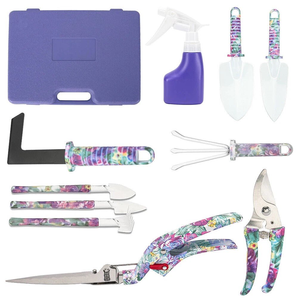 Garden Tool Set Shovel Harrow Potted Flower Gardening Tools Gift Kit