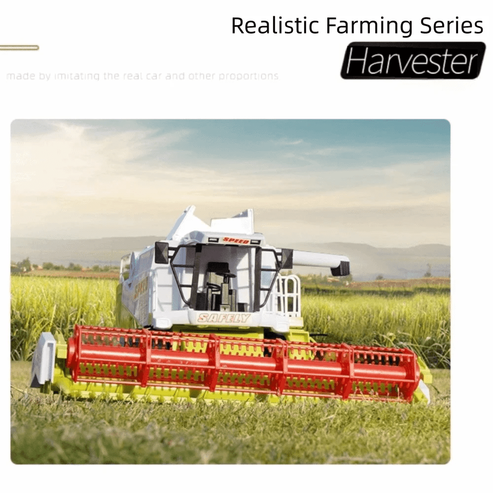 High Simulation Farm Tractor Movable Joint Inertial Driving Harvester…