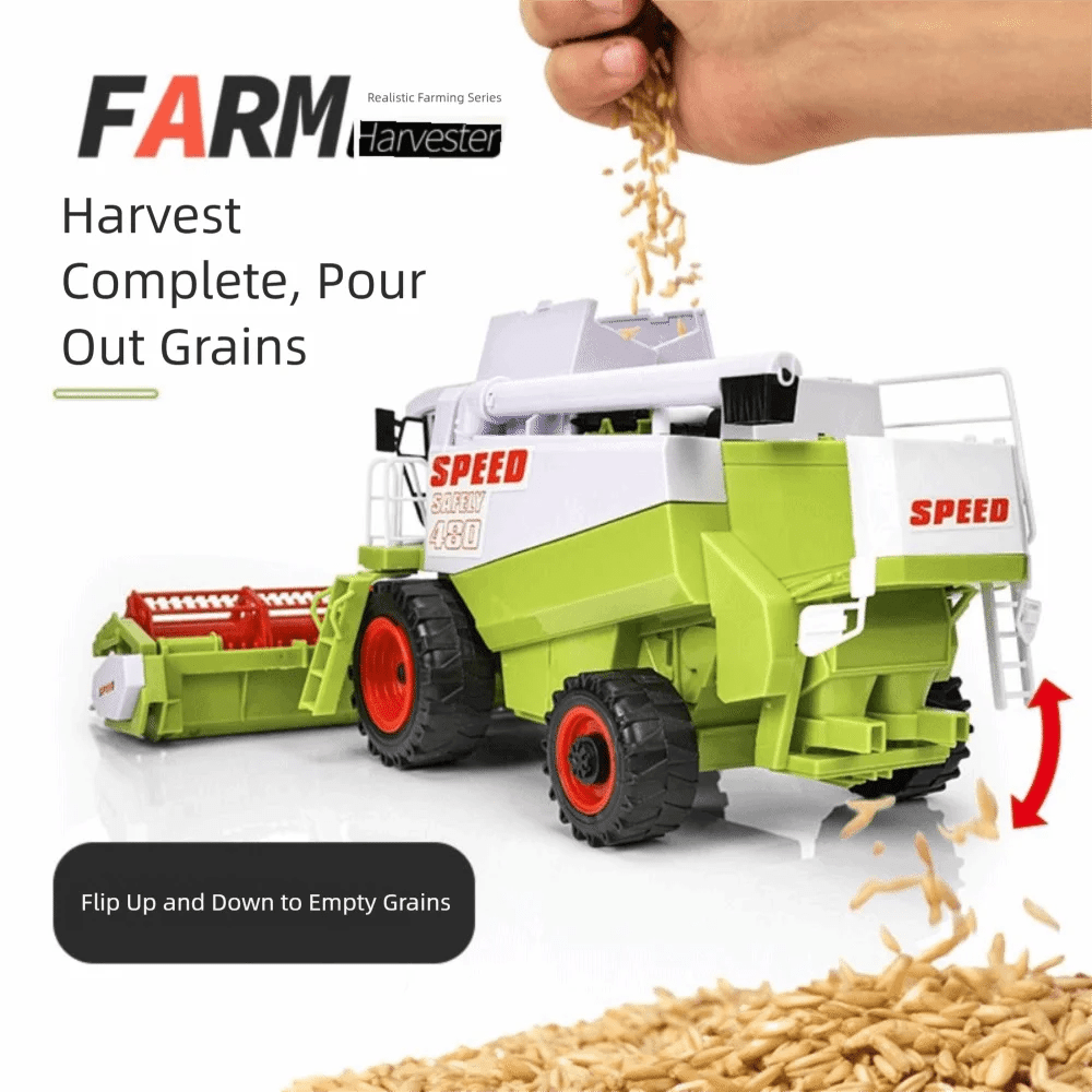 High Simulation Farm Tractor Movable Joint Inertial Driving Harvester…
