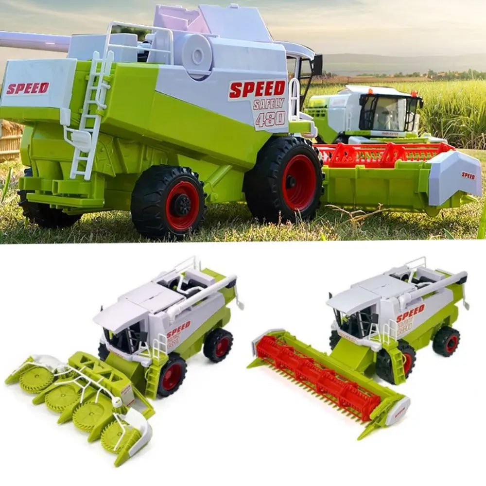 High Simulation Farm Tractor Movable Joint Inertial Driving Harvester…