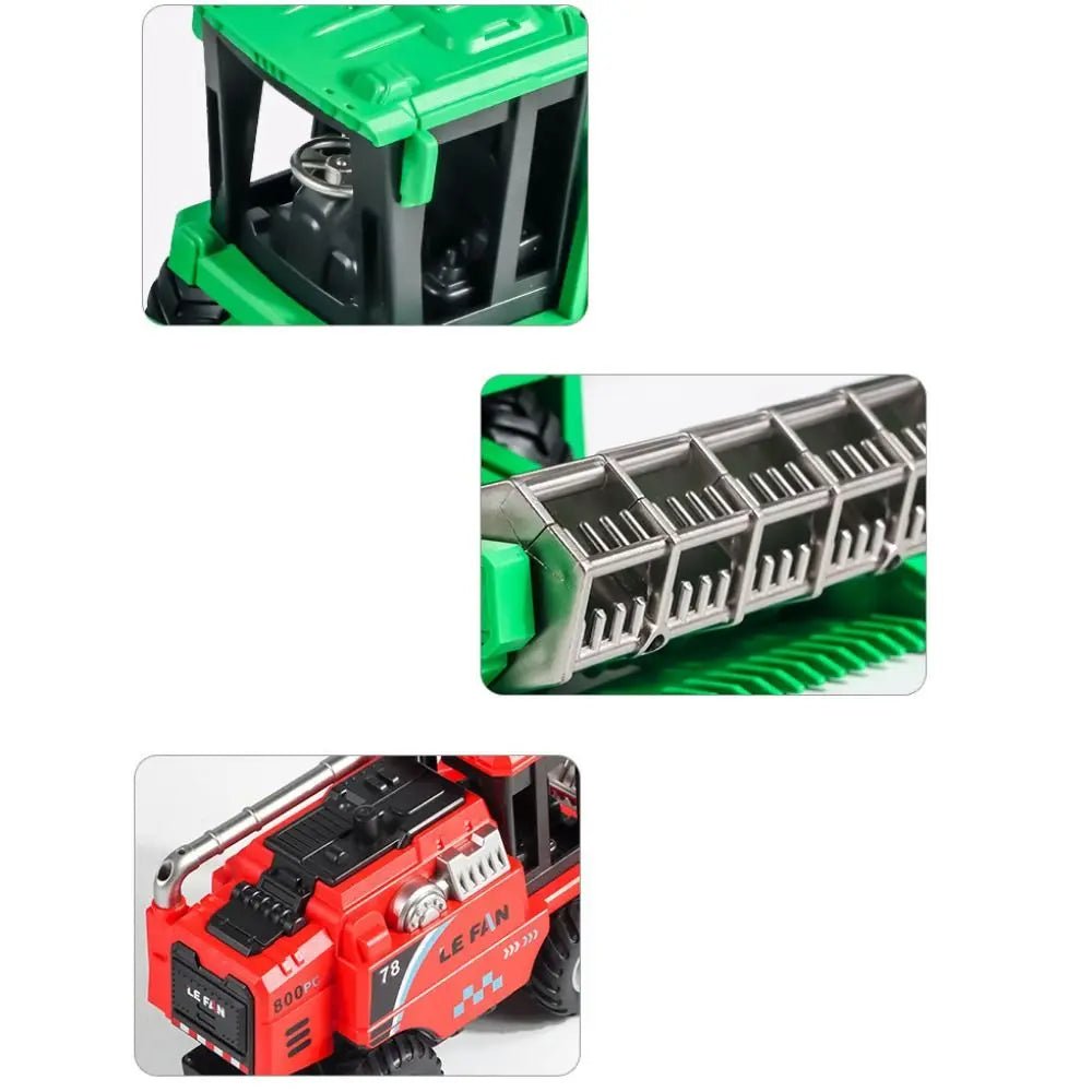 High Simulation Farm Tractor Toy Inertial Driving Movable Joint…