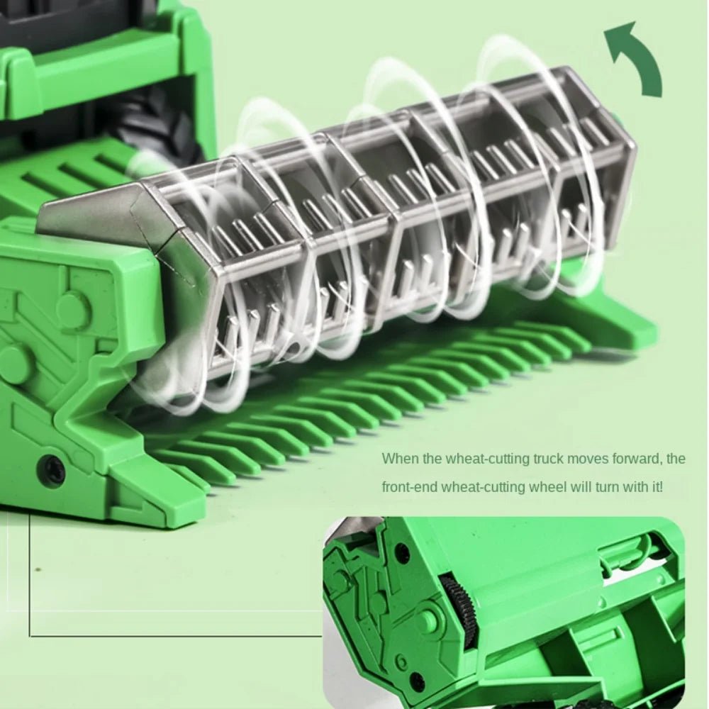 High Simulation Farm Tractor Toy Inertial Driving Movable Joint…
