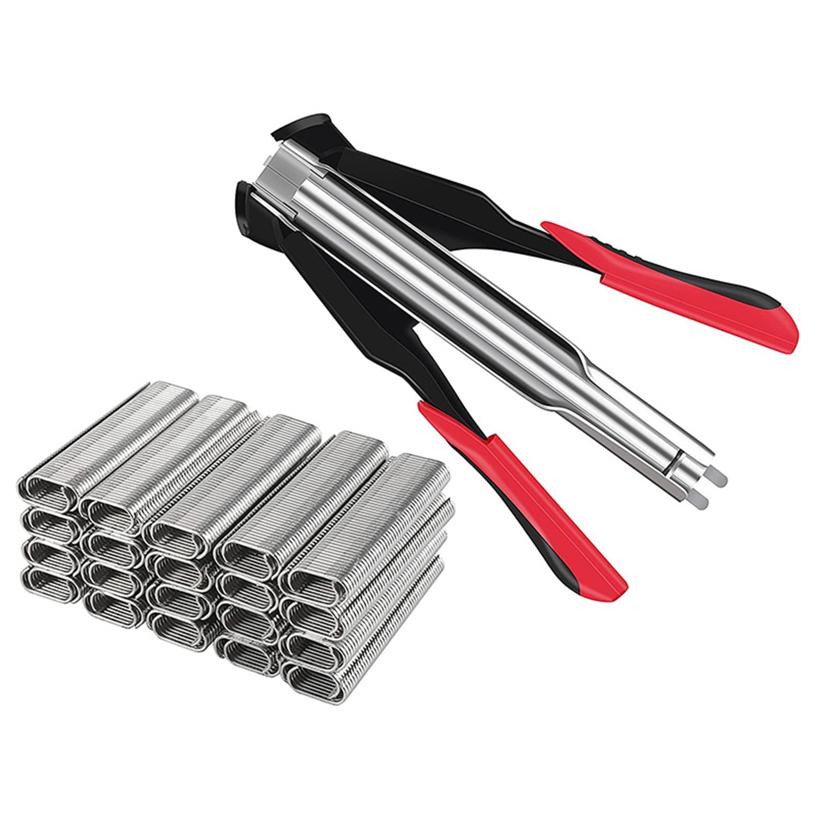 Hog Ring Pliers Kit C-type With 2500pcs Nails Spring C7 Hog Rings Gun…