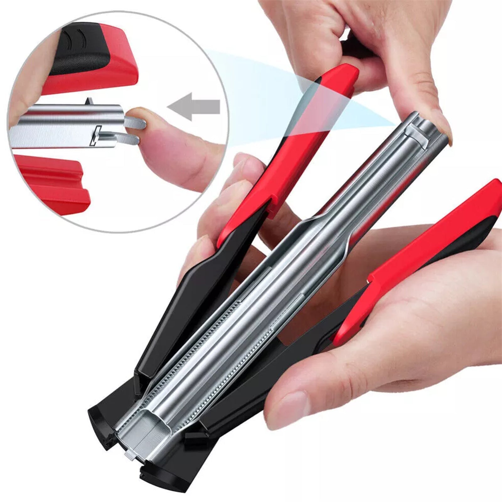 Hog Ring Pliers Kit C-type With 2500pcs Nails Spring C7 Hog Rings Gun…