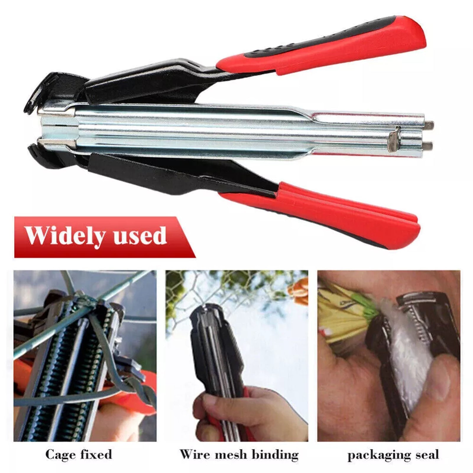 Hog Ring Pliers Kit C-type With 2500pcs Nails Spring C7 Hog Rings Gun…