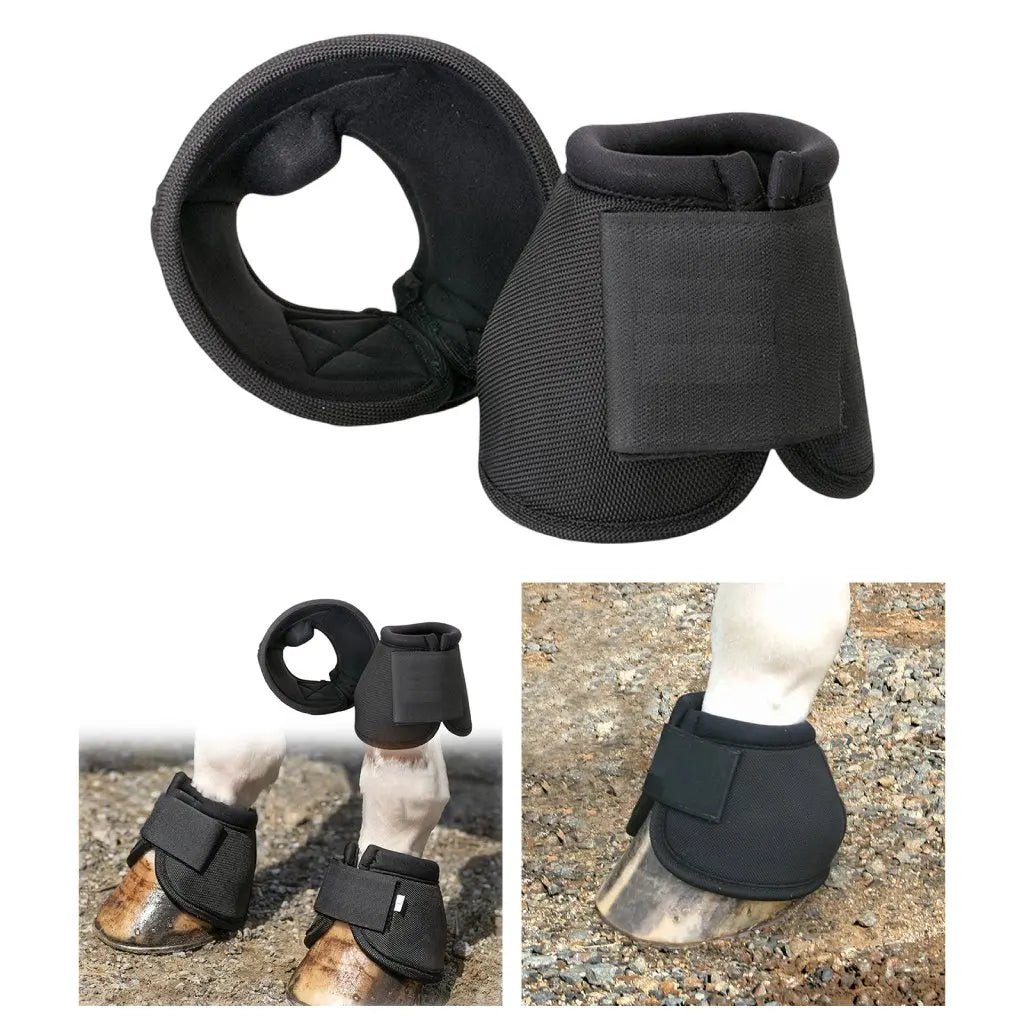 Horse Bell Boot Equine Hoof Boot Quick Drying & Comfort Heavy Duty…