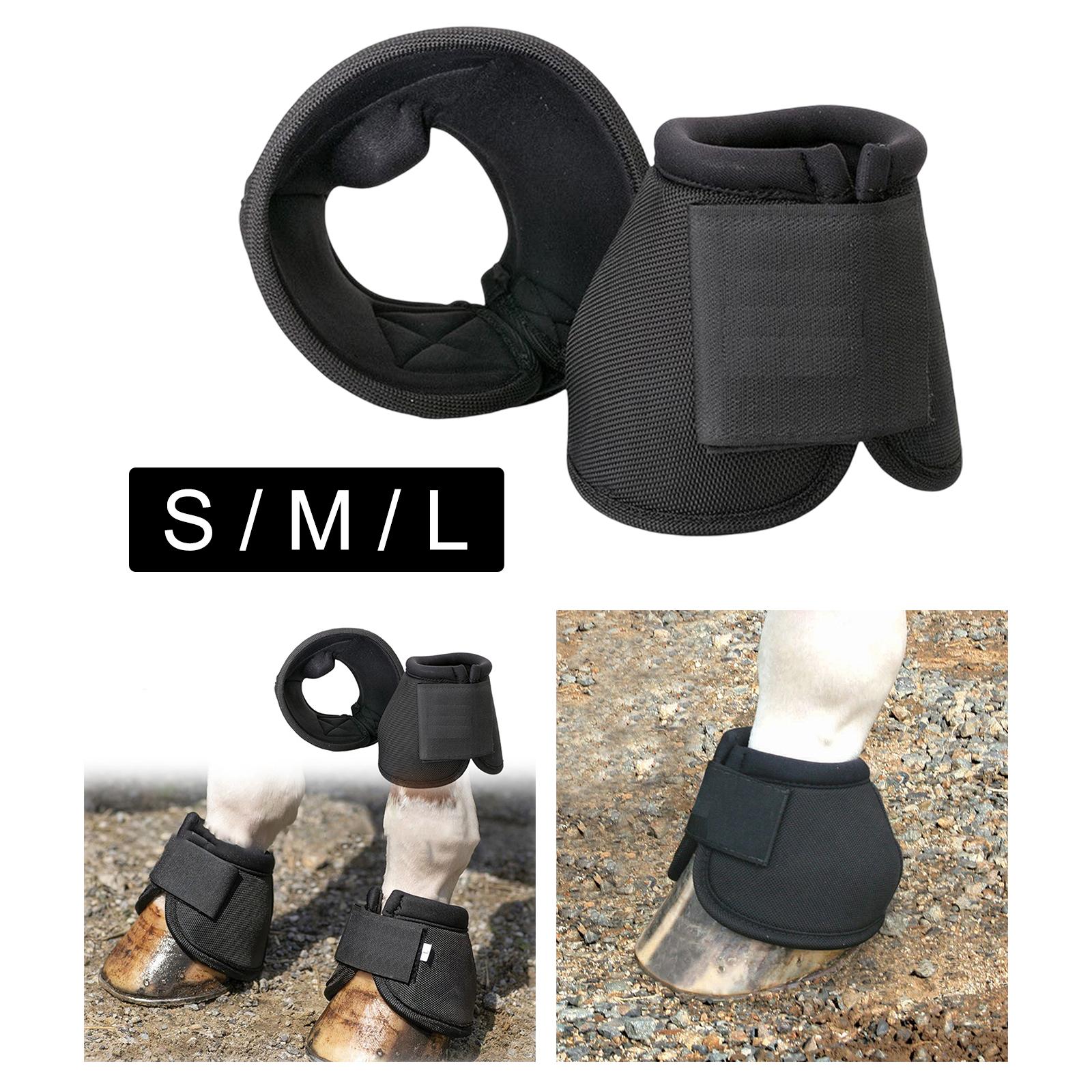 Horse Bell Boot Equine Hoof Boot Quick Drying & Comfort Heavy Duty…