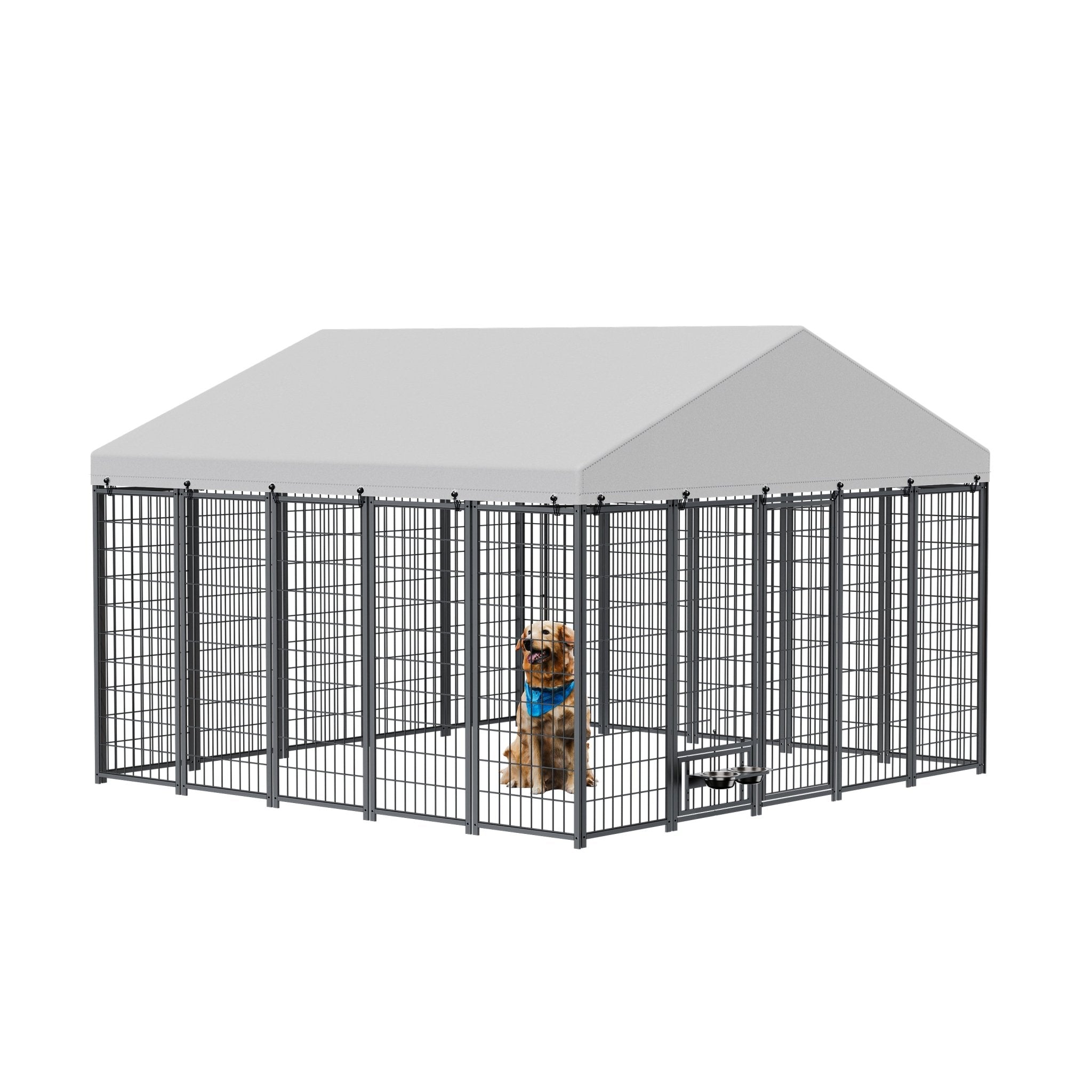 Large Dog Kennel Outdoor Pet Pens Dogs Run Enclosure Animal Hutch…