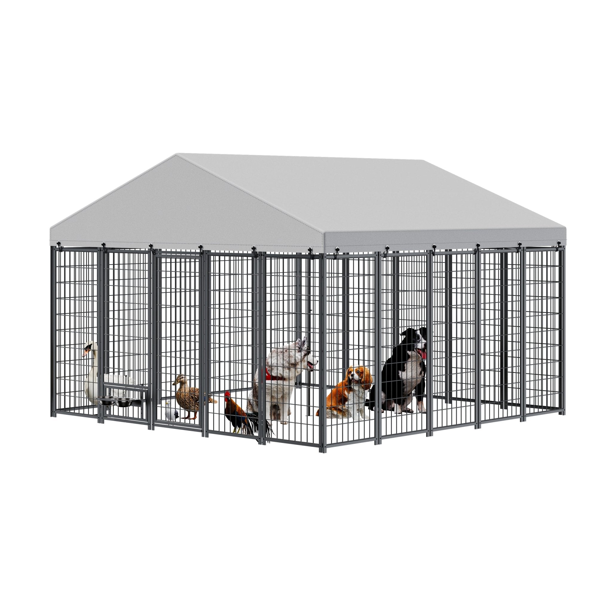 Large Dog Kennel Outdoor Pet Pens Dogs Run Enclosure Animal Hutch…