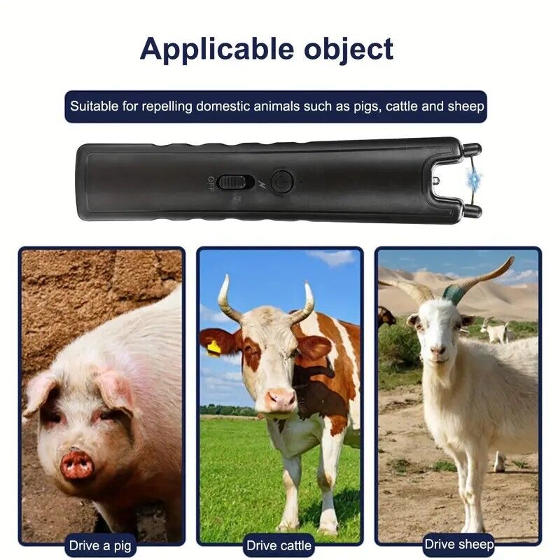 Livestock Driving Tool For Pigs, Cattle, Sheep And Cows Rechargeable,…