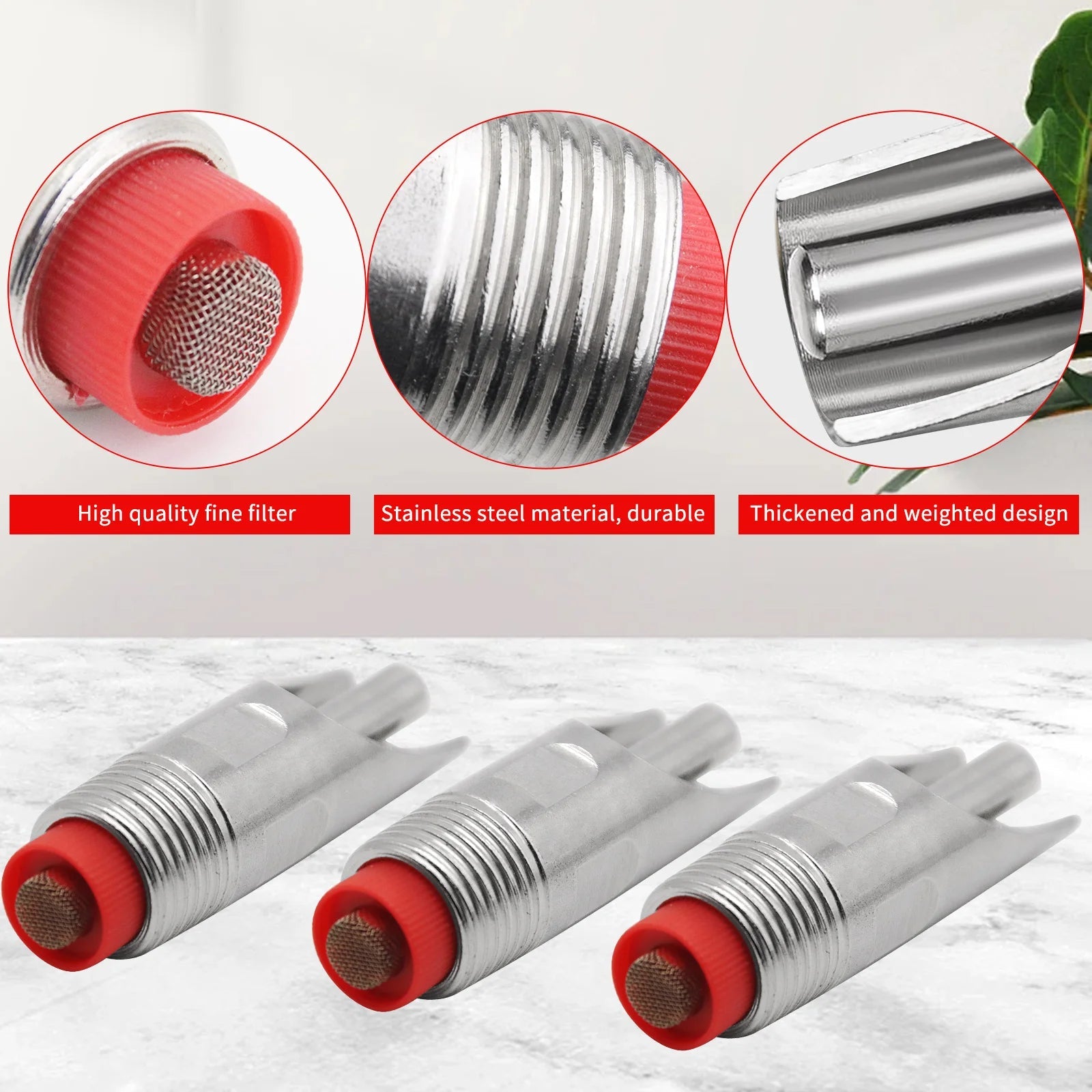 Thicken Stainless Steel Pig Nipple Drinker